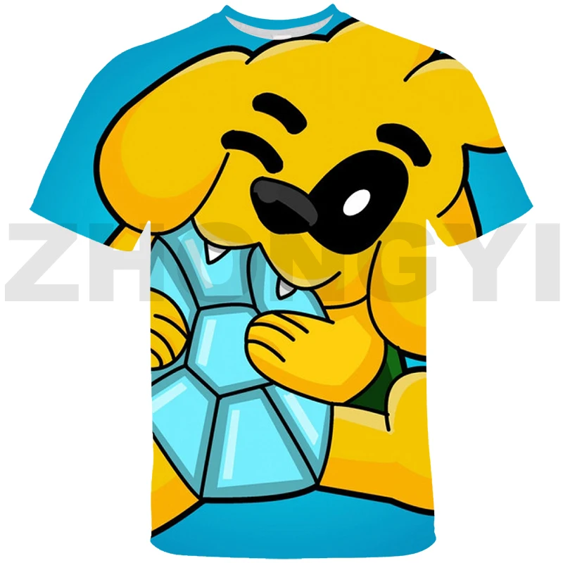3D Mikecrack Tshirt Tops Tee Kawaii T-shirt  Anime Streetwear Oversized T Shirt Fashion Los Compas Compadretes Game Tee