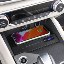 For Nissan Teana Altima 2019 2020 2021 accessories 15W fast QI wireless charger phone charger charging plate charging holder