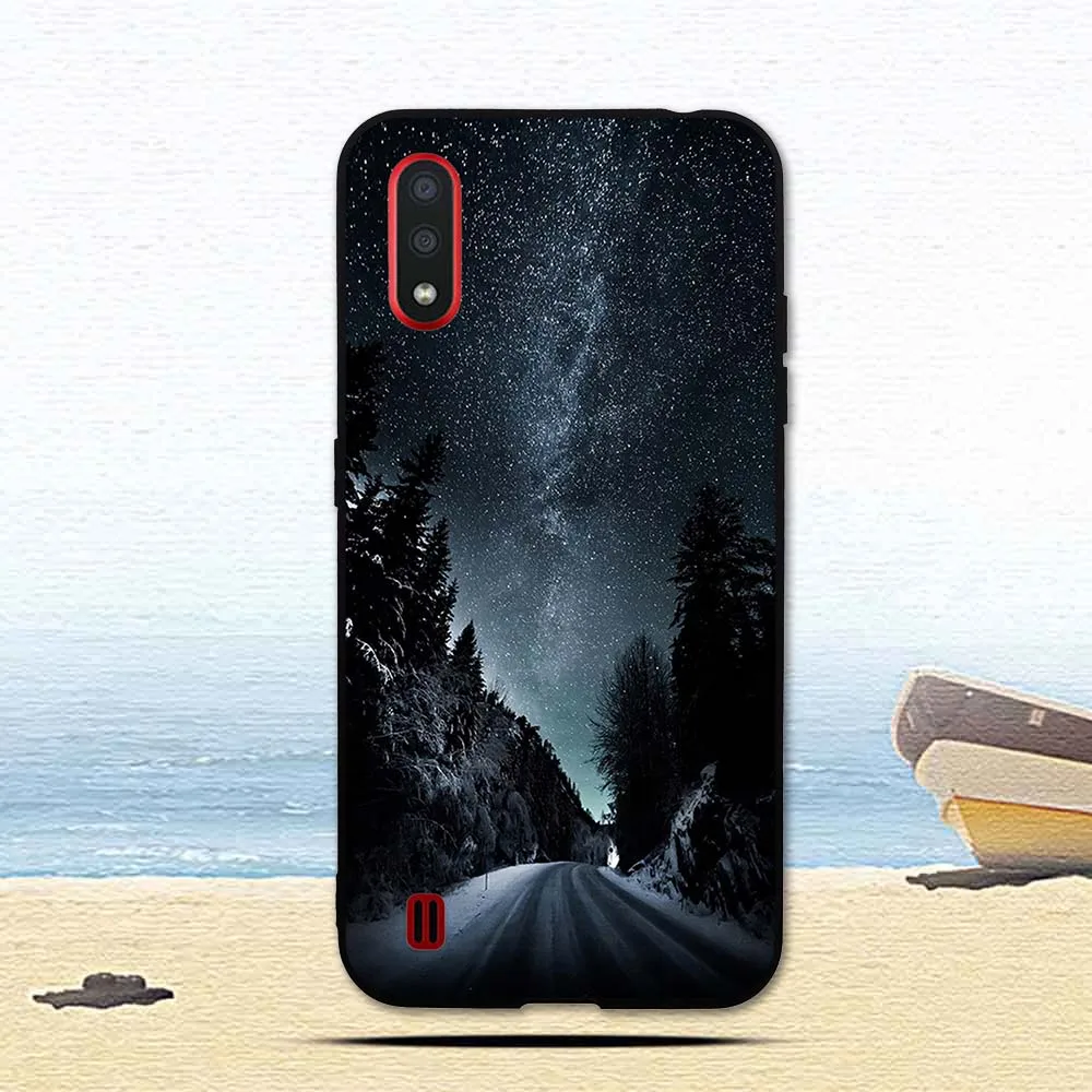 Чехол для Samsung Galaxy A01 чехол 5 7 дюйма Мягкая силиконовая задняя крышка A10E A20E A21 A21S