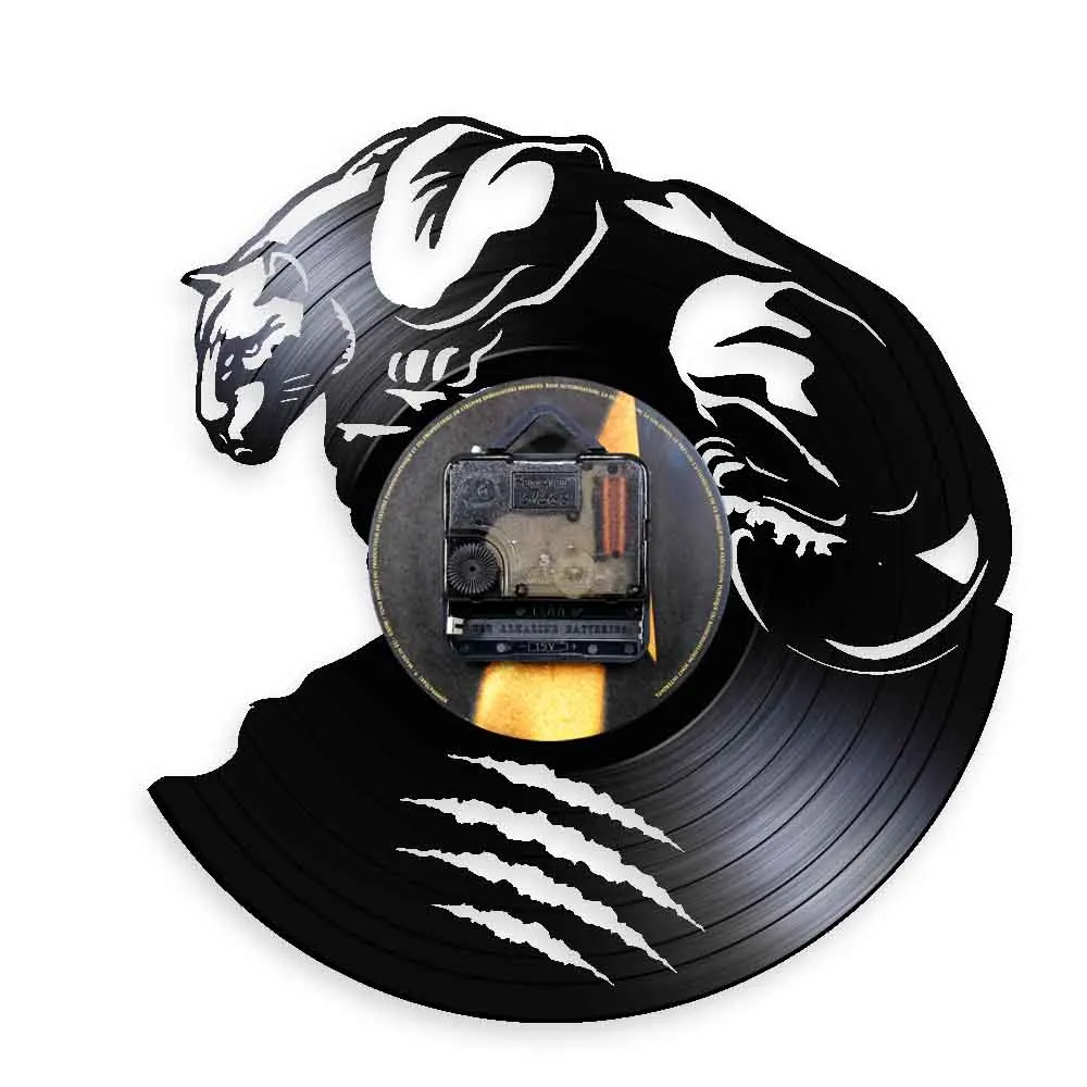 Настенные часы с изображением арктической кошки Пантеры настенные украшения для