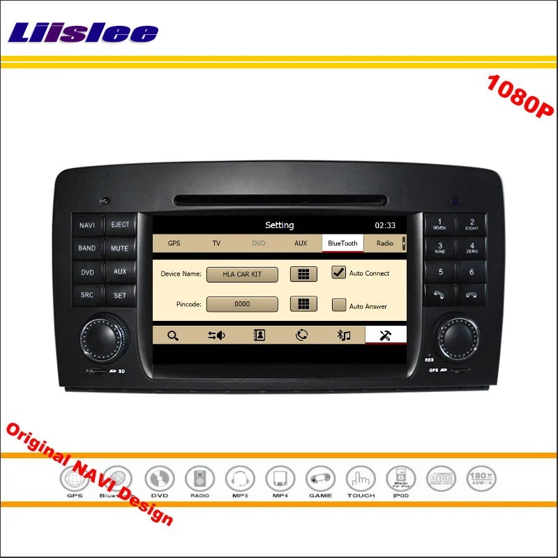 Для Mercedes Benz SLK R171 2004 ~ 2011 стерео радио CD DVD плеер GPS навигация 1080P экранная система
