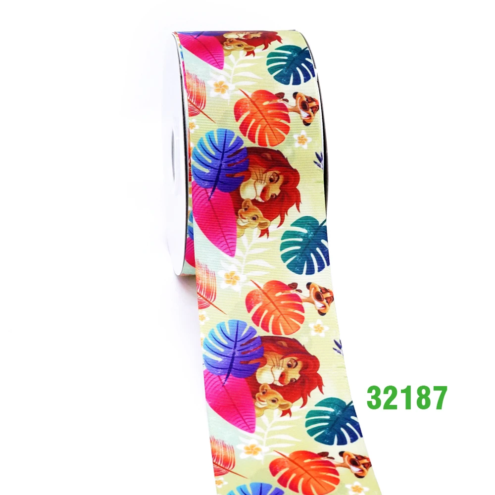 50 ярдов мультфильм напечатанный grosgrain ленты 32187