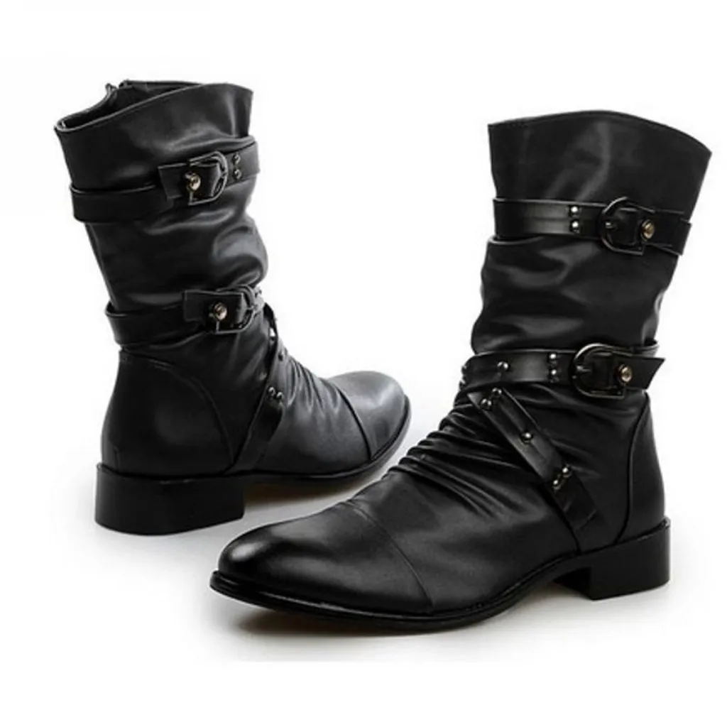 Готическая обувь ботинки ботильоны кожаная женская на плоской подошве в стиле