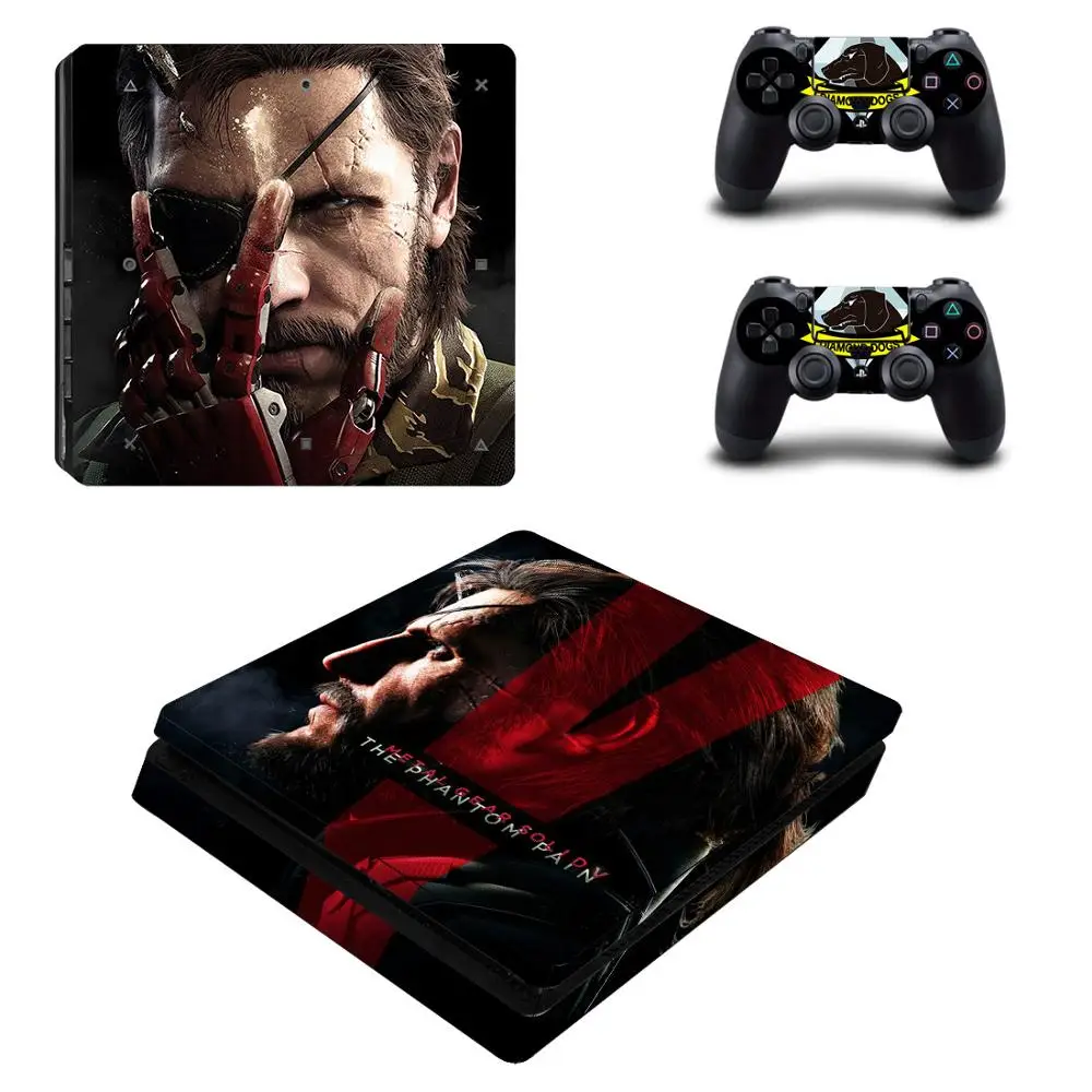 Металлическая Шестерня твердый PS4 тонкая наклейка s Play station 4 наклейки для PlayStation