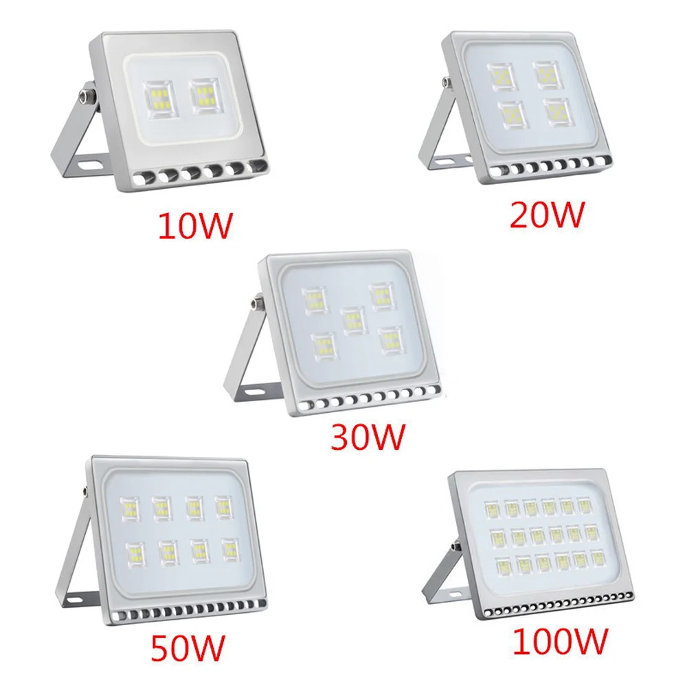 Водонепроницаемый новый светодиодный прожектор 10 Вт 20 30 50 100 IP65 220 в 240 В уличный