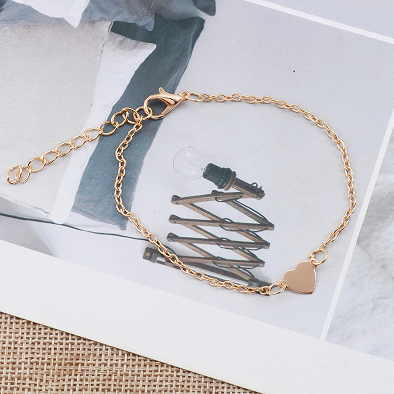 Женский браслет в форме сердца | Украшения и аксессуары