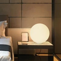 creative glass ball table lamp frosted globe table lights for bedroom beside lamp nightstand lamp living room home art decor led