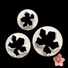 34 шт Гавайские цветы печенья Резак Плесень Плунжер пальмовый лист печенье глазурь Кондитерская форма украшения торта DIY Формочки для печенья