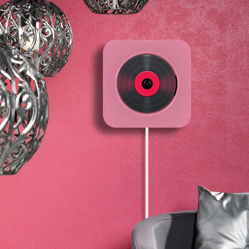 CD плеер с поддержкой Bluetooth настенного крепления плеера домашний аудио магнитофон