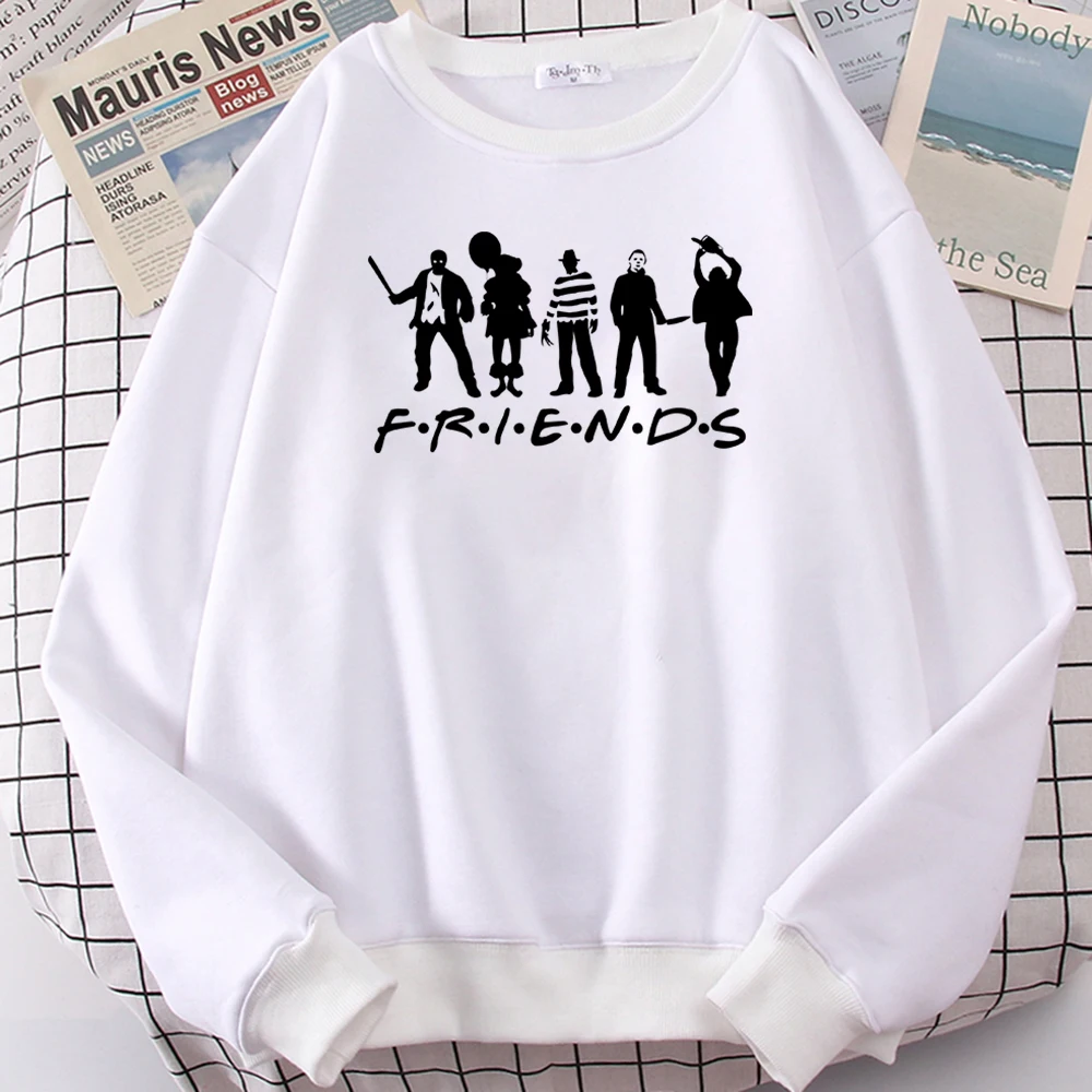 

Мужская толстовка с длинным рукавом, с принтом «ужасы»