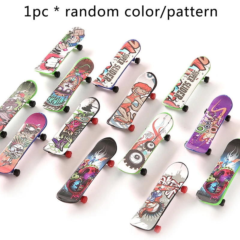 

1pc Finger Skate Board Wooden Fingerboard Toy Professional Stents Fingers Skate