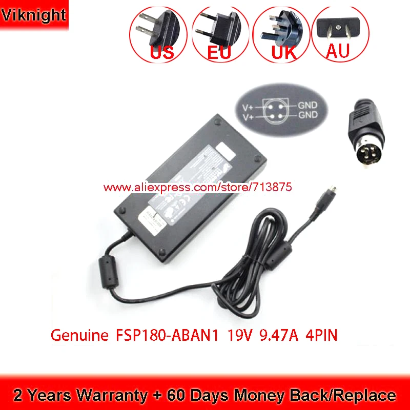 Натуральная FSP FSP180 ABAN1 адаптер переменного тока 19V 9.47A 180W Питание J2 680PCT G540 4 Pin