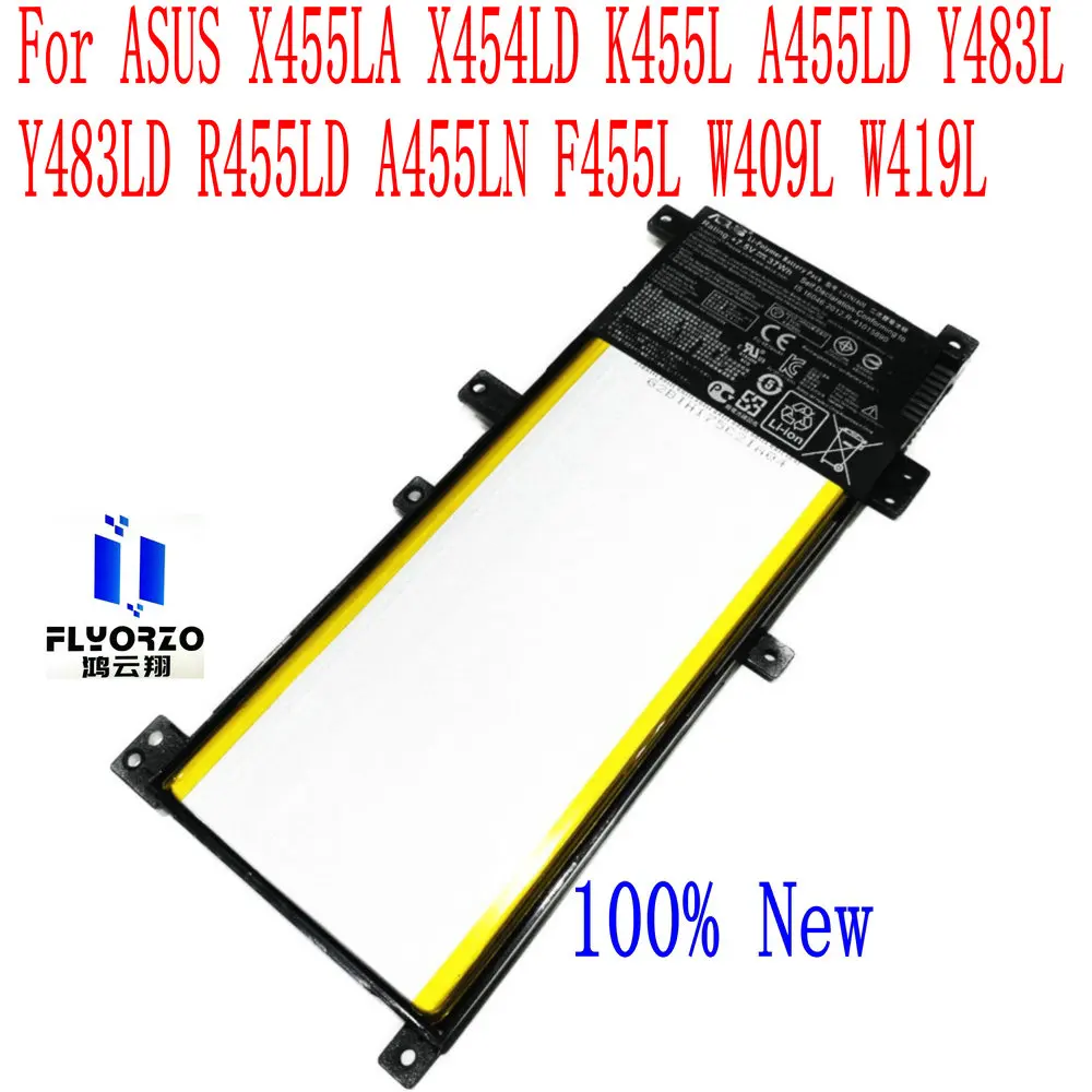 

100% абсолютно новый спот 4829 мАч C21N1401 батарея для ASUS X455LA X454LD K455L A455LD Y483L Y483LD R455LD A455LN F455L W409L ноутбук