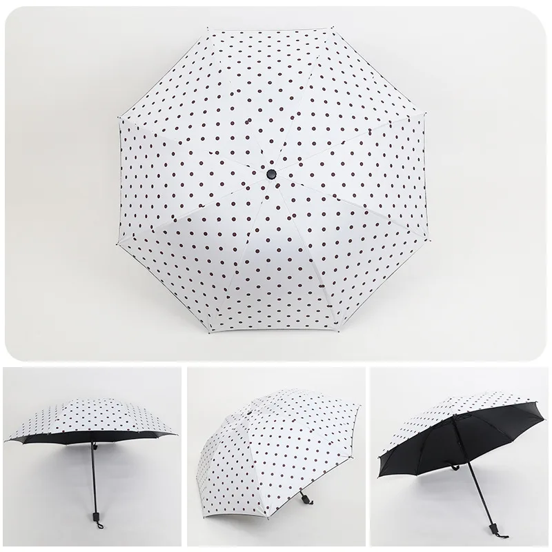 Ретро зонт виниловый прозрачный дождь двойного назначения Защита от солнца Зонт