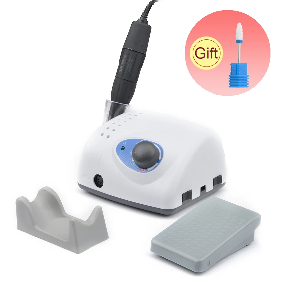 Электрическая дрель для ногтей 65 Вт 40000 об/мин мощная машинка маникюра и педикюра