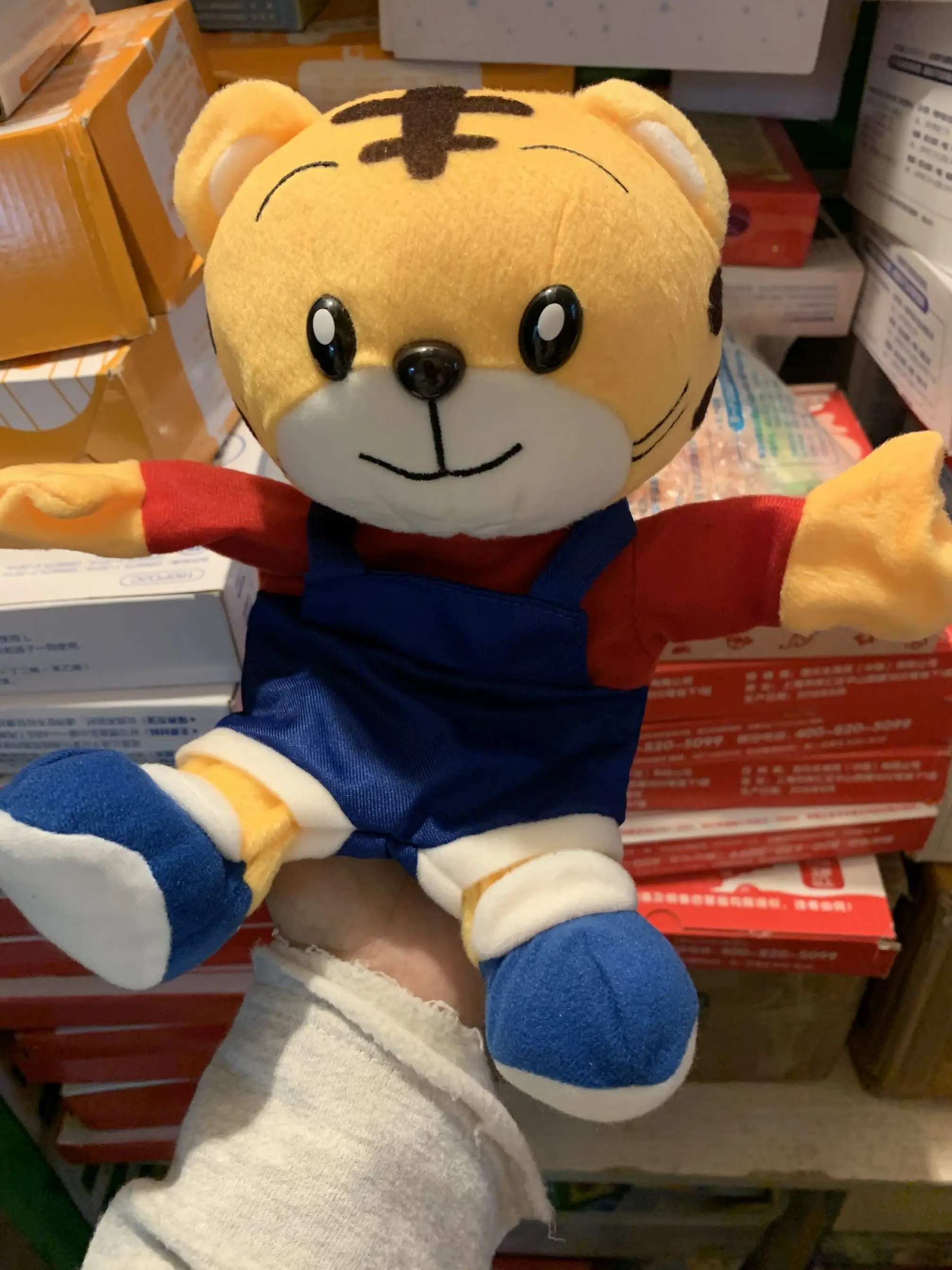 Candice guo плюшевая игрушка мягкая кукла мультяшная модель милые животные тигр QiaoHu