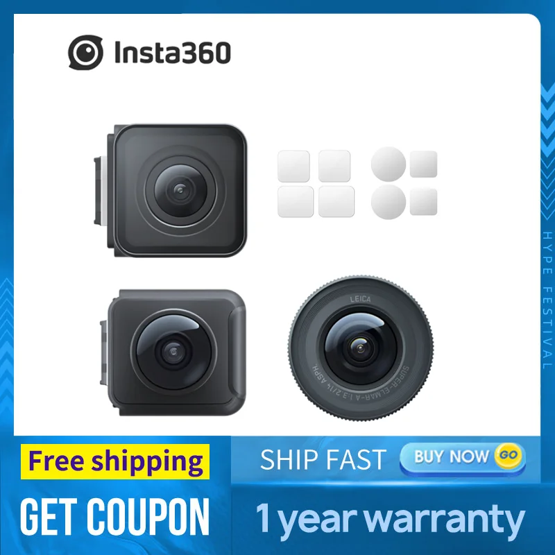 Оригинальная Спортивная камера Insta360 ONE R 4k мод с двойным объективом 360 1 дюйм
