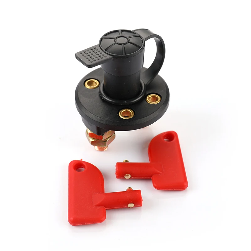 12 В 24 в красный ключ отключение батареи главный переключатель отключения