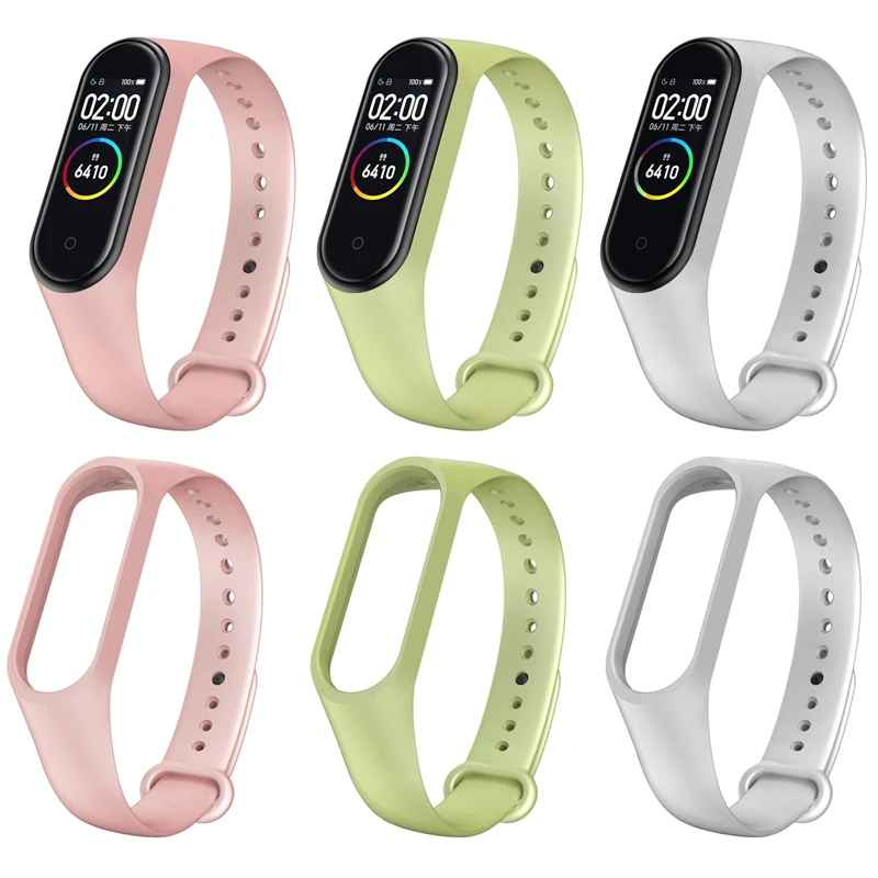 Ремешок, браслет для Xiaomi mi Band 4 умный Браслет mi band 3 сменный силиконовый браслет sprort band для Xiaomi mi 3