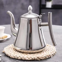 10001500ml stainless steel royal teapot golden silver tea pot with infuser tea filter coffee tea kettle water kettle drinkware