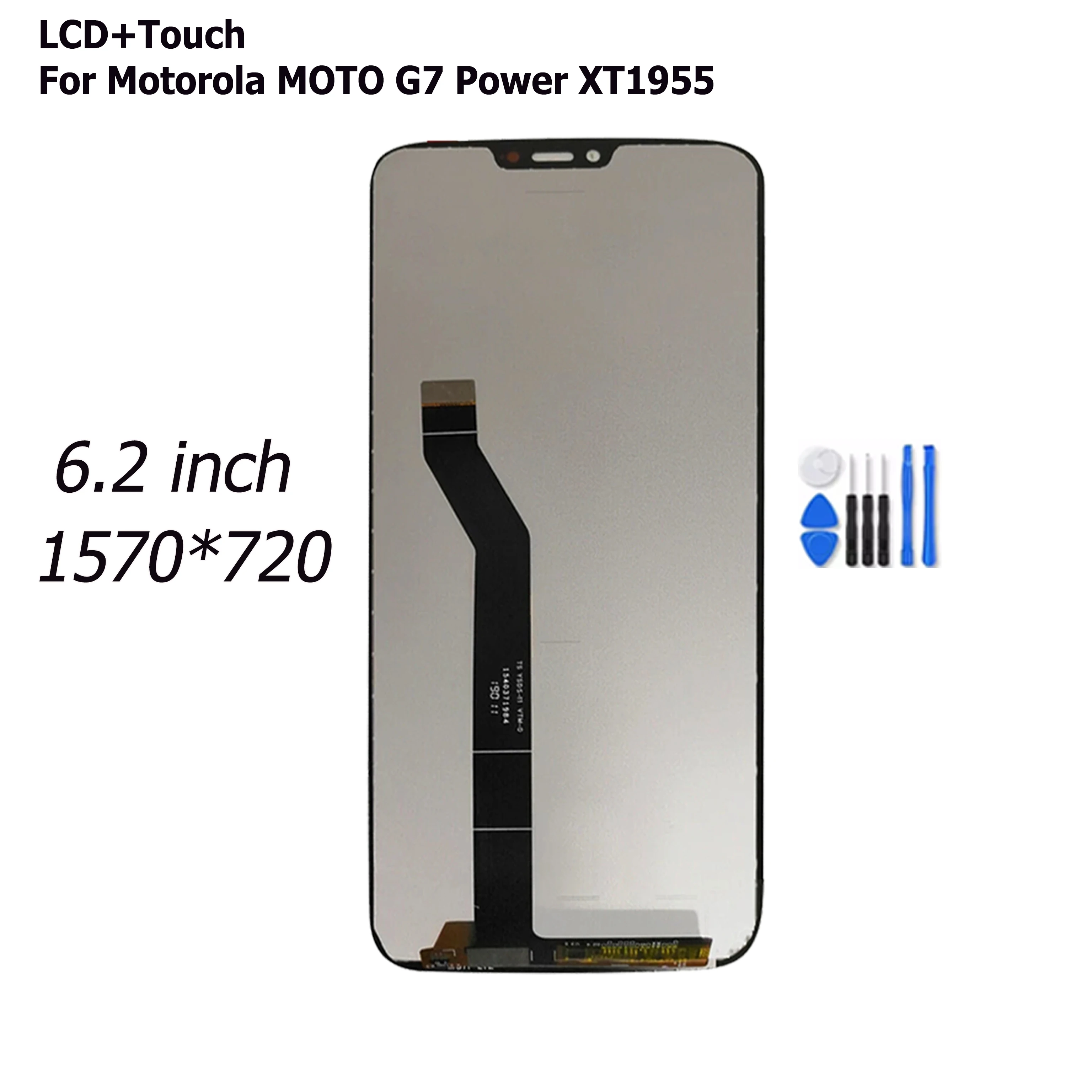 ЖК-дисплей 10 шт./лот для Motorola Moto G7 PLAY xtчила POWER XT1955 PLUS с сенсорным экраном и