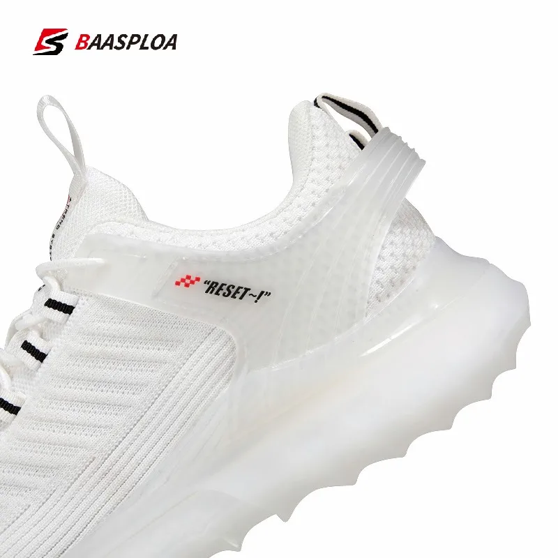 Baasploa Men Casual Shoes Classics Breathable Running Walking Sneaker Non-Slip Men Sneakers Waterproof Outdoor Male Sport Shoe