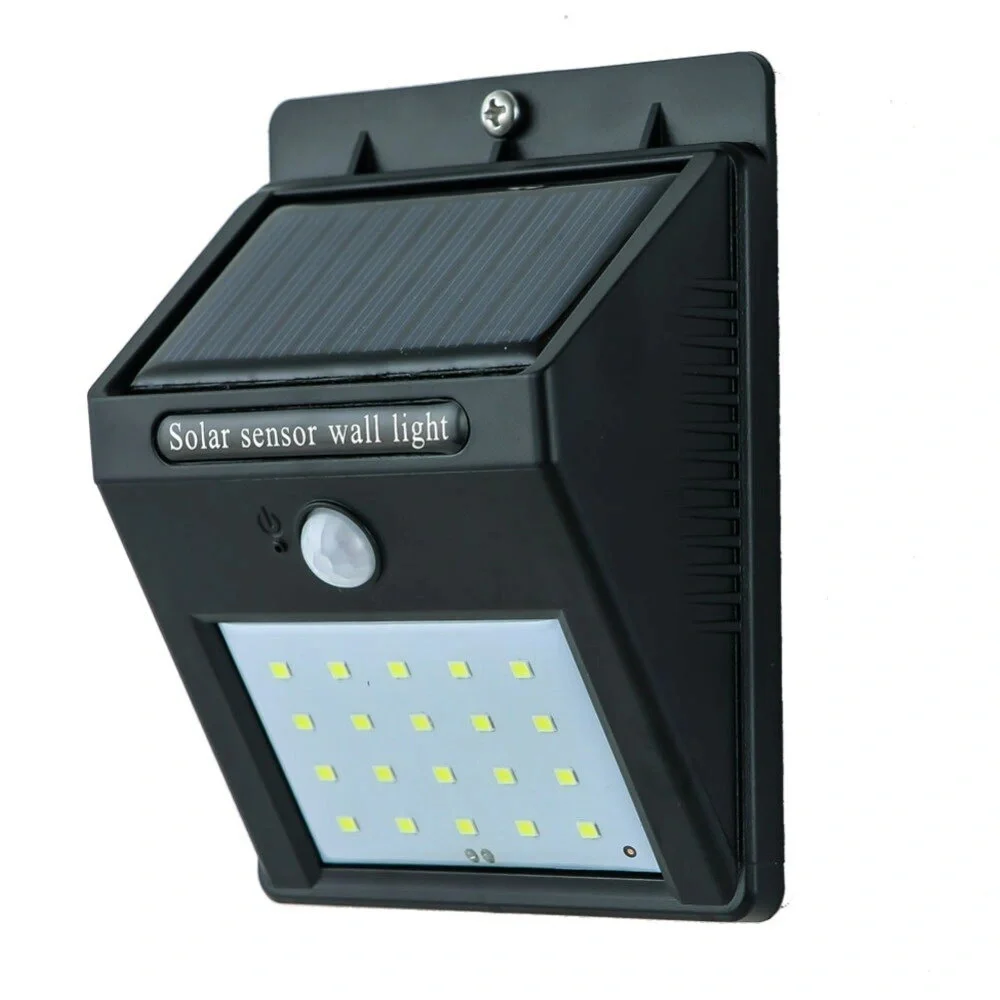 Светильник лампа с датчиком движения и солнечной батареей уличный дачный Solar Powered