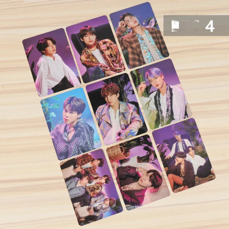 8 шт./компл. Kpop Bangtan boys Фотокарта Япония официальный Fanmeeting VOL.5 Волшебная лавка Розовый фотоальбом карты элегантная упаковка kpop
