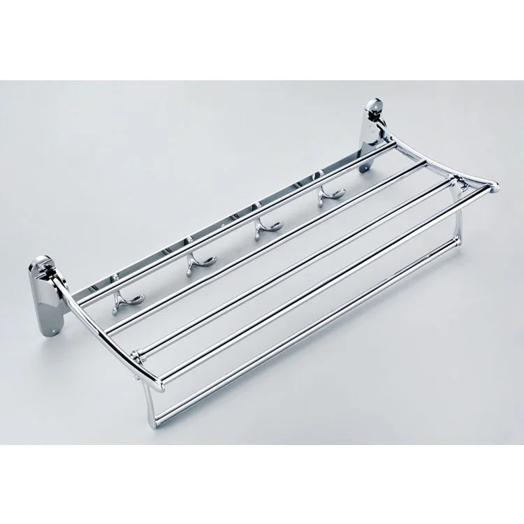

Factory Direct Selling Stainless Steel Movable Towel Rack Folding Towel Rack 60cm Thick Hardware Pendant