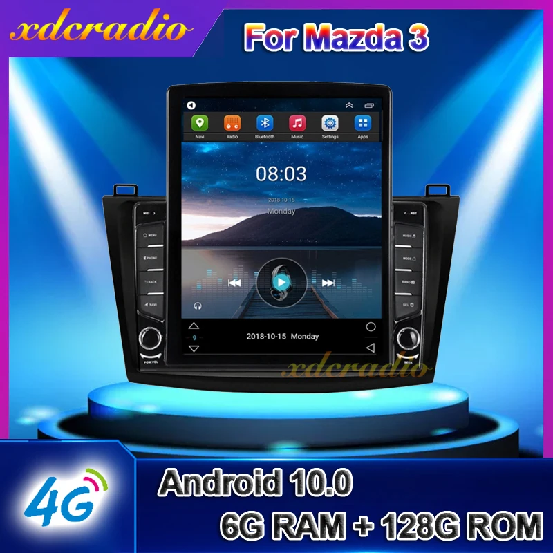 

Вертикальный экран Xdcradio 9,7 дюйма, Android 10,0, в стиле Tesla, для MAZDA 3, MAZDA3, автомобильное радио, автомобильное мультимедиа, GPS-навигация, 4G