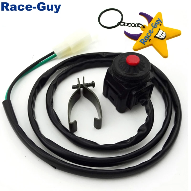 Проводка Ткацкий Станок Жгут + Kill стоп переключатель для китайского 50cc 70cc 90cc 110cc