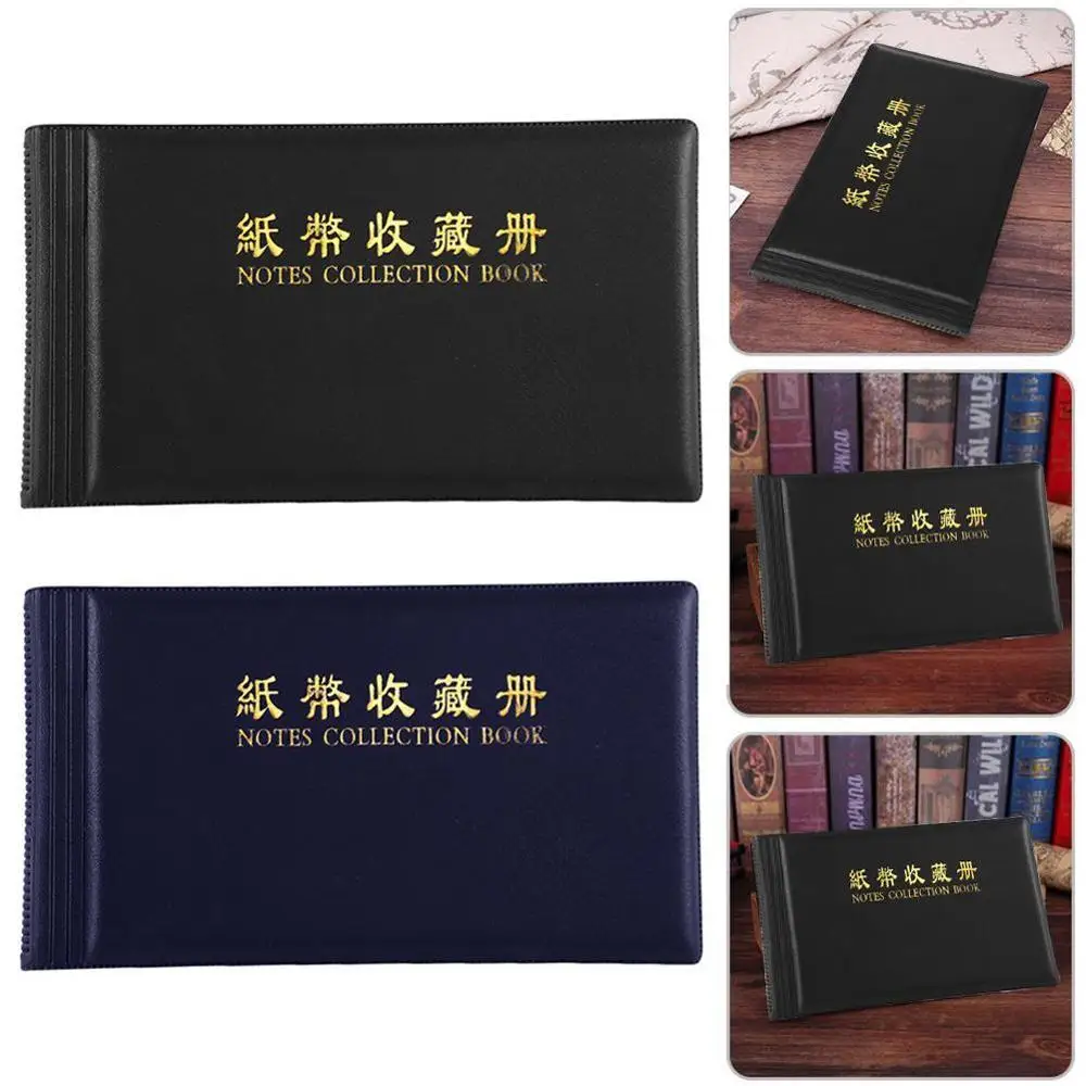 

20 Pages photo Album Paper Money Album Holders Currency Coin Banknote Album Storage Pocket photoalbum Collection album For G5P1