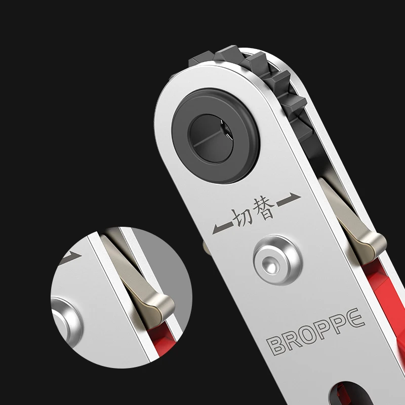 Мини-магнитный гаечный ключ с трещоткой 3 варианта 1/4 дюйма шестигранный