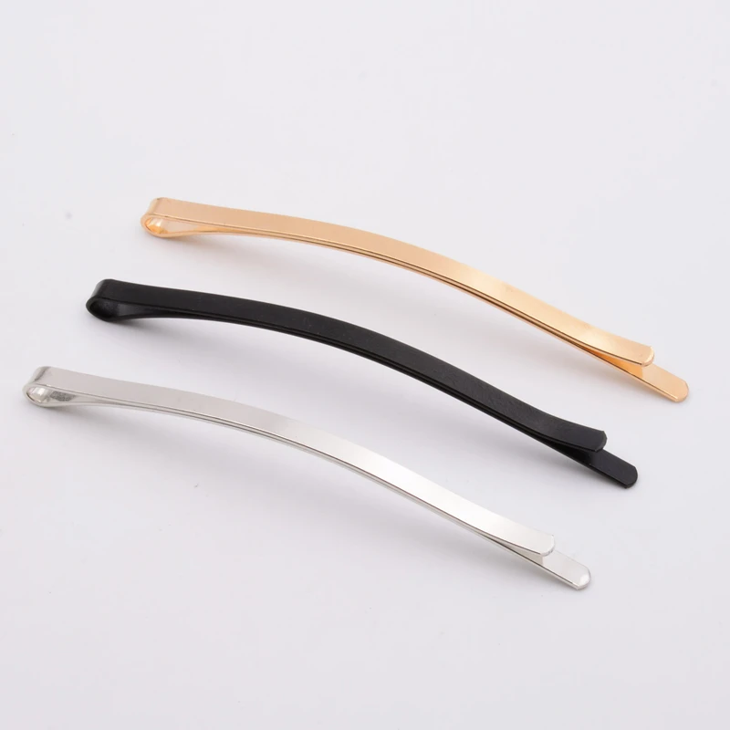 Заколки для волос золотистые и Серебристые металлические заколки сделай сам