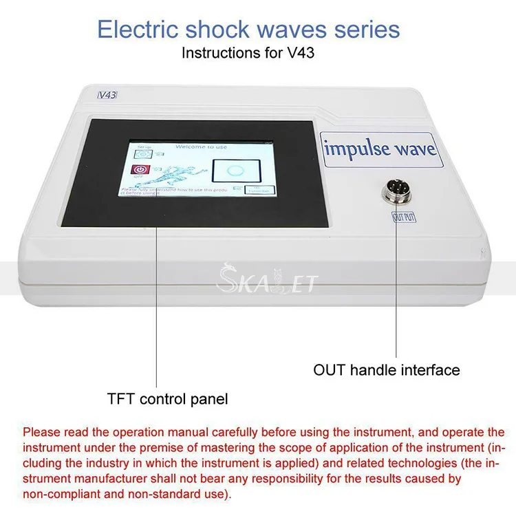 

Portable Physical Therapy Electromagnetic Shock Wave Machine for Back/ Knee/ Shoulder/ Elbow/ Heel/ Hip Pain/ED Treament