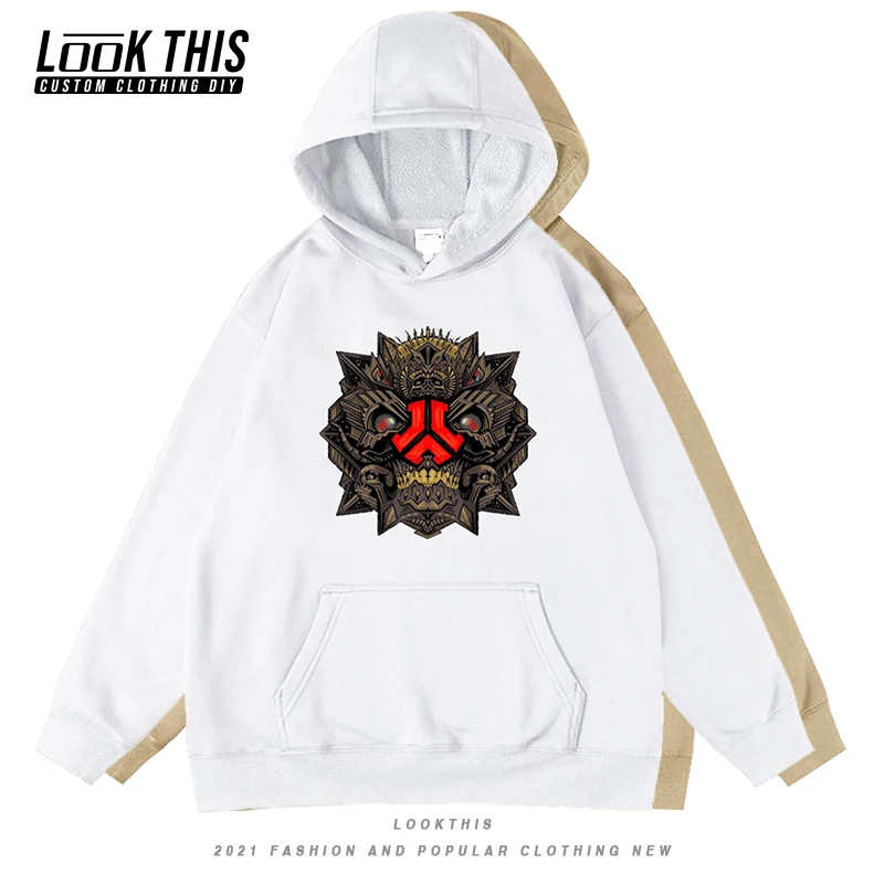 

Defqon 1 Music Festival cool hoodies Men's Autumn 2021 Pullover Harajuku Oversized Sweatshirts Streetwear Unisex Hooded Top