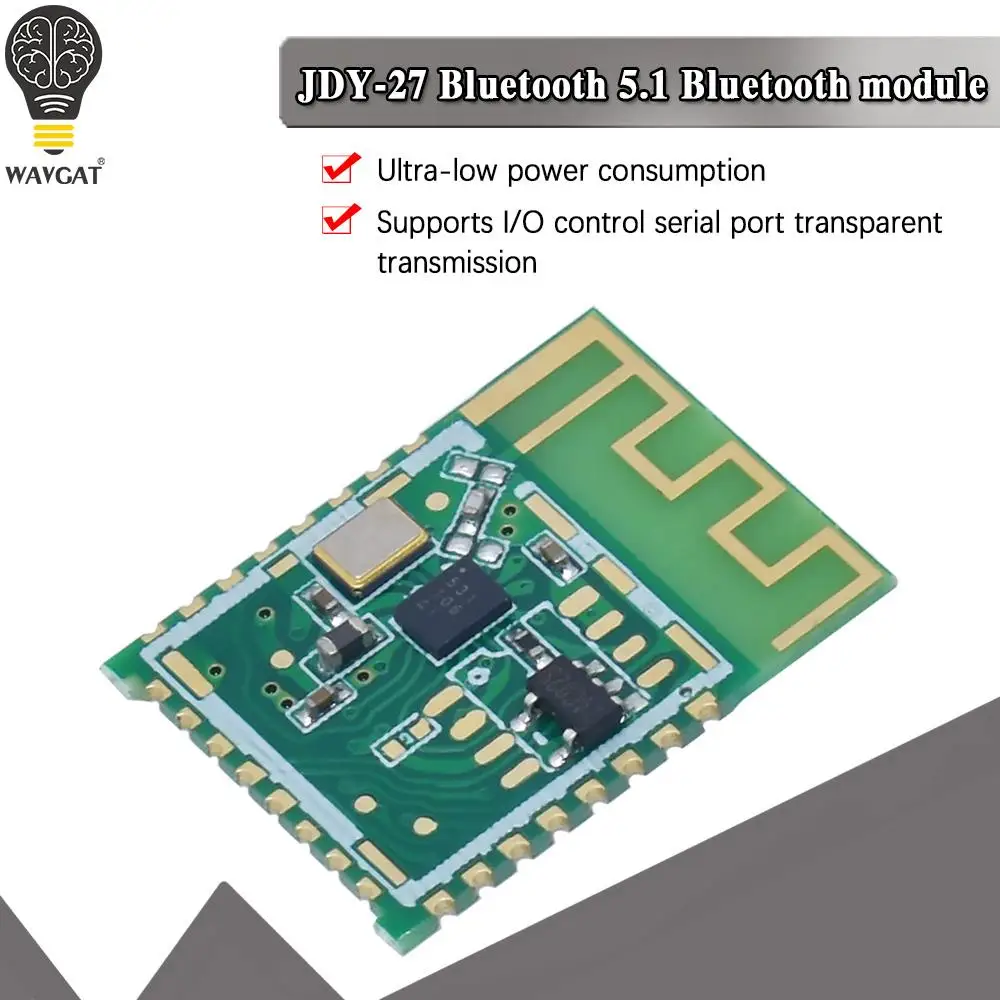 JDY-27 профессиональный Bluetooth 5 1 прозрачный модуль передачи Master/slave интегрированный