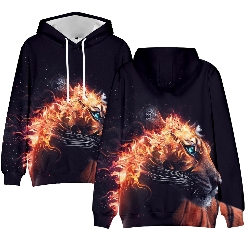 

Personality 3D Hoodies Tiger Men/women Hoodies Sweatshirts Brand Designer Teenage Outwear Animal High Quality Anime Hoodie Coats