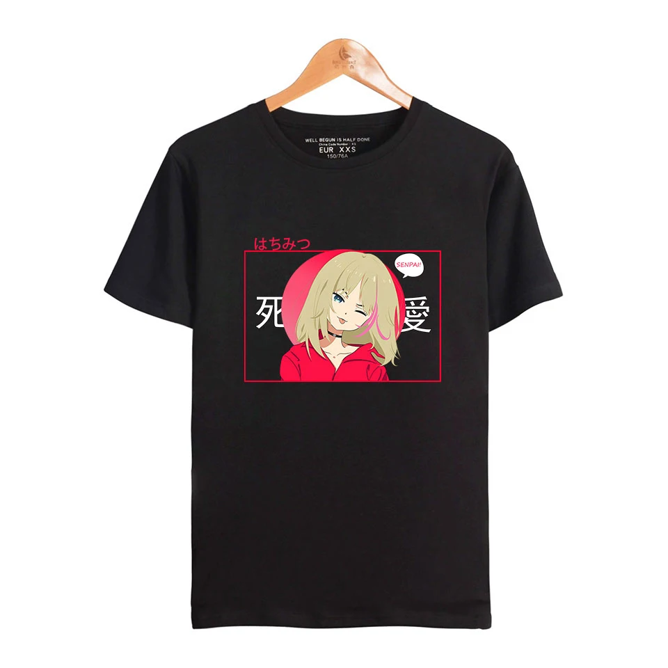 

Wonder Egg Priority Tops T-shirt Unisex O-Neck Cotton T-shirt High Quality Harajuku Streetwear Fashion Plus Size Clothes