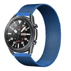 Ремешок магнитный для Samsung Galaxy watch 3, металлический браслет для Active 2 46 мм42 мм Gear S3 Frontier Huawei GT2e, 20 мм 22 мм 45 мм 41 мм
