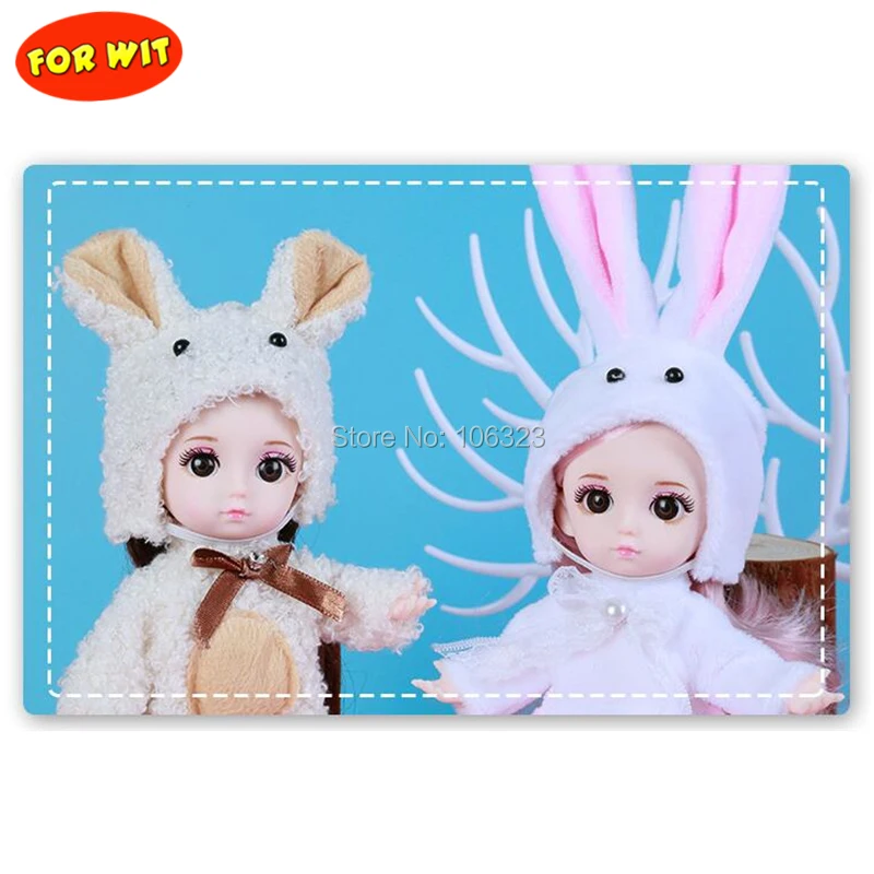 Миниатюрные куклы принцессы-животные 6 дюймов детская тканевая