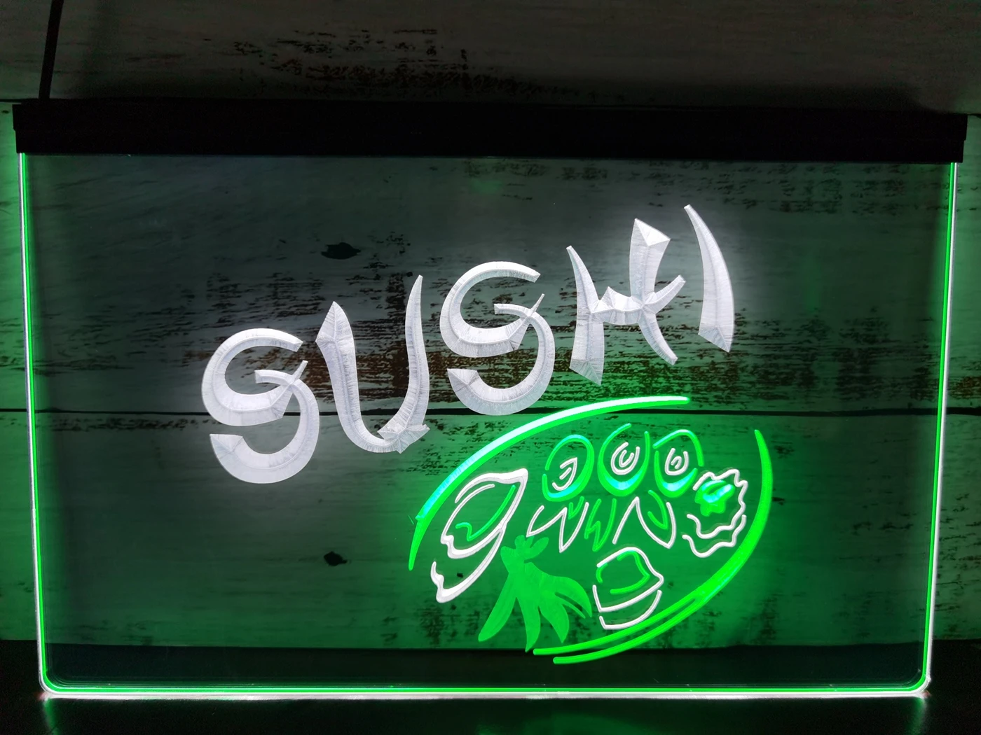 SS184 Sushi Japanese Food Restaurant Dual Color LED Neon Sign