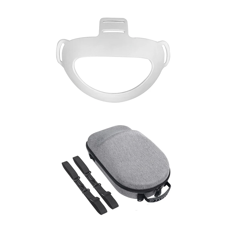 

Hard EVA Bag Protect Cover Storage Box Travel Case with TPU Cushion for Quest 2 Elite Head Strap