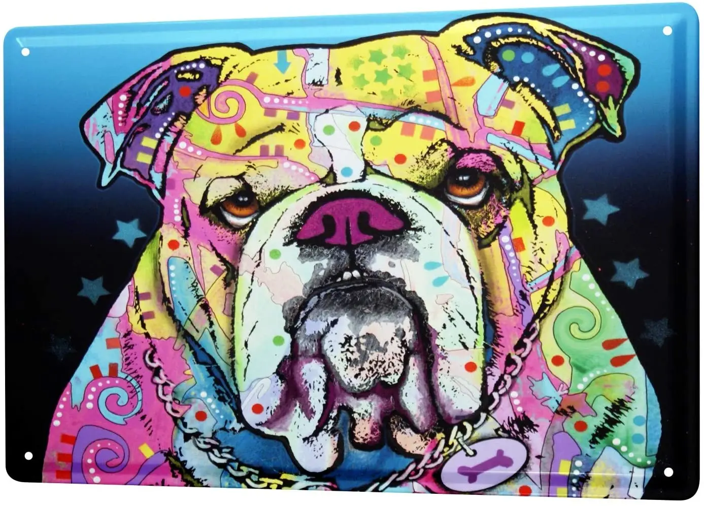 

SINCE 2004 Tin Sign Metal Plate Decorative Sign Home Decor Plaques Breed Bulldog