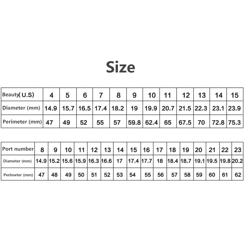 

7 Sizes 4 Colors Titanium Steel Letter Ring Fashion Casual Universal Polished Superimposed Unisex Jewelry