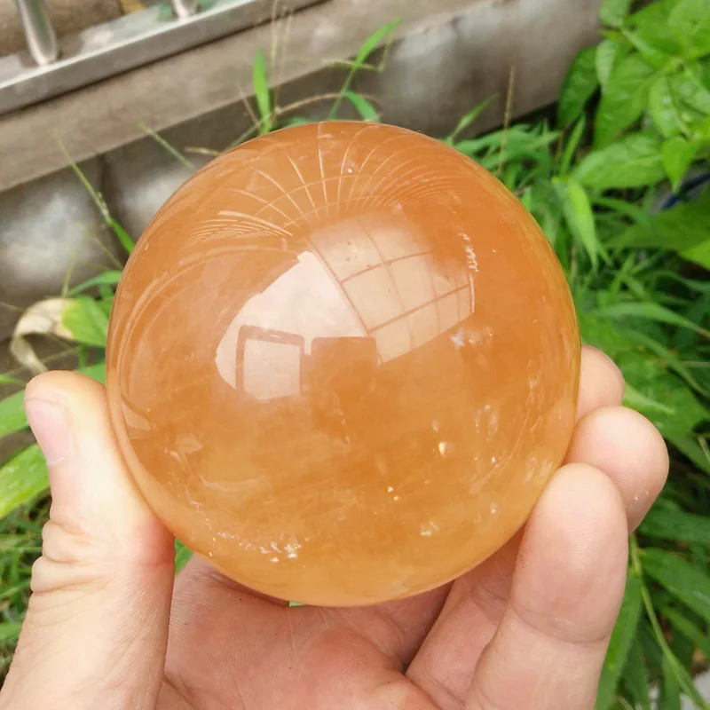Природный цитрин Кальцит кварц хрустальный шар Исцеление|ball dimensions|ball templategemstone