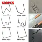 Стандартный предварительно нарезанный степлер 600 мм0,8 мм 0,6 из нержавеющей стали для ремонта автомобильного бампера, скобы для горячего степлера шт.