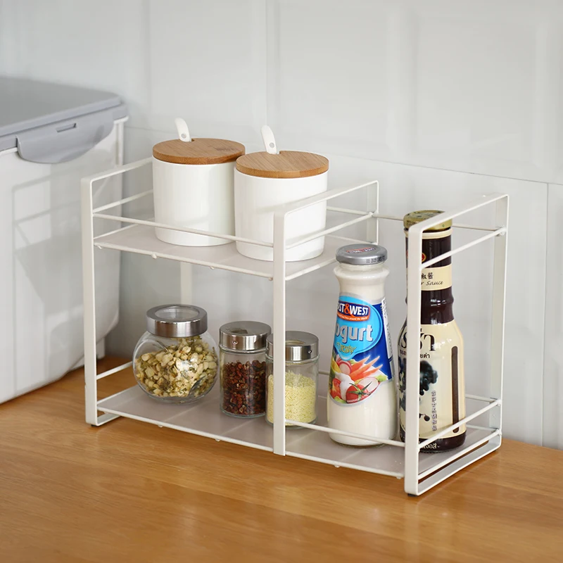 Кованая Многоуровневая Полка для специй кухонные принадлежности столешница