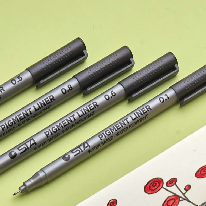 Игольчатая ручка Fineliner графическая художественная специальная кисть ручной