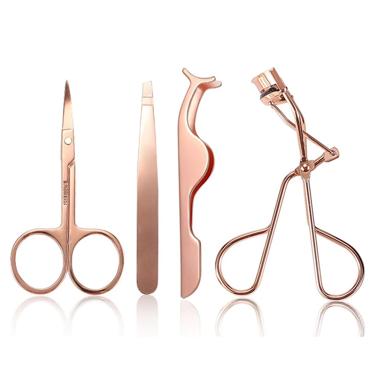 4 шт./лот розовые золотые накладные ресницы набор для макияжа из нержавеющей